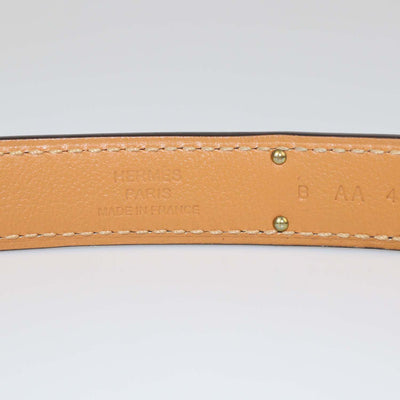 Hermes Black Epsom Leather Kelly 18 Belt