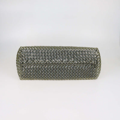 Bottega Veneta Black/Clear Woven PVC and Leather Large Limited Edition 241/500 Cabat Tote