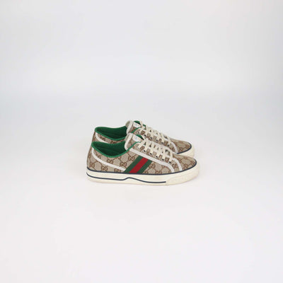 Gucci Beige GG Canvas Tennis 1977 Trainer Sneakers