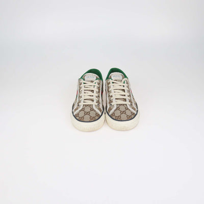 Gucci Beige GG Canvas Tennis 1977 Trainer Sneakers