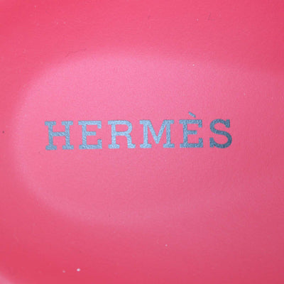 Hermes Rose Grenade Epsom Leather Chypre Sandals