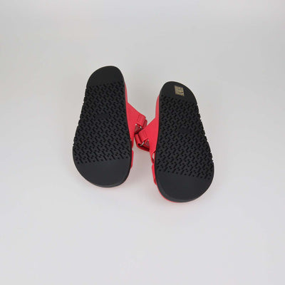 Hermes Rose Grenade Epsom Leather Chypre Sandals