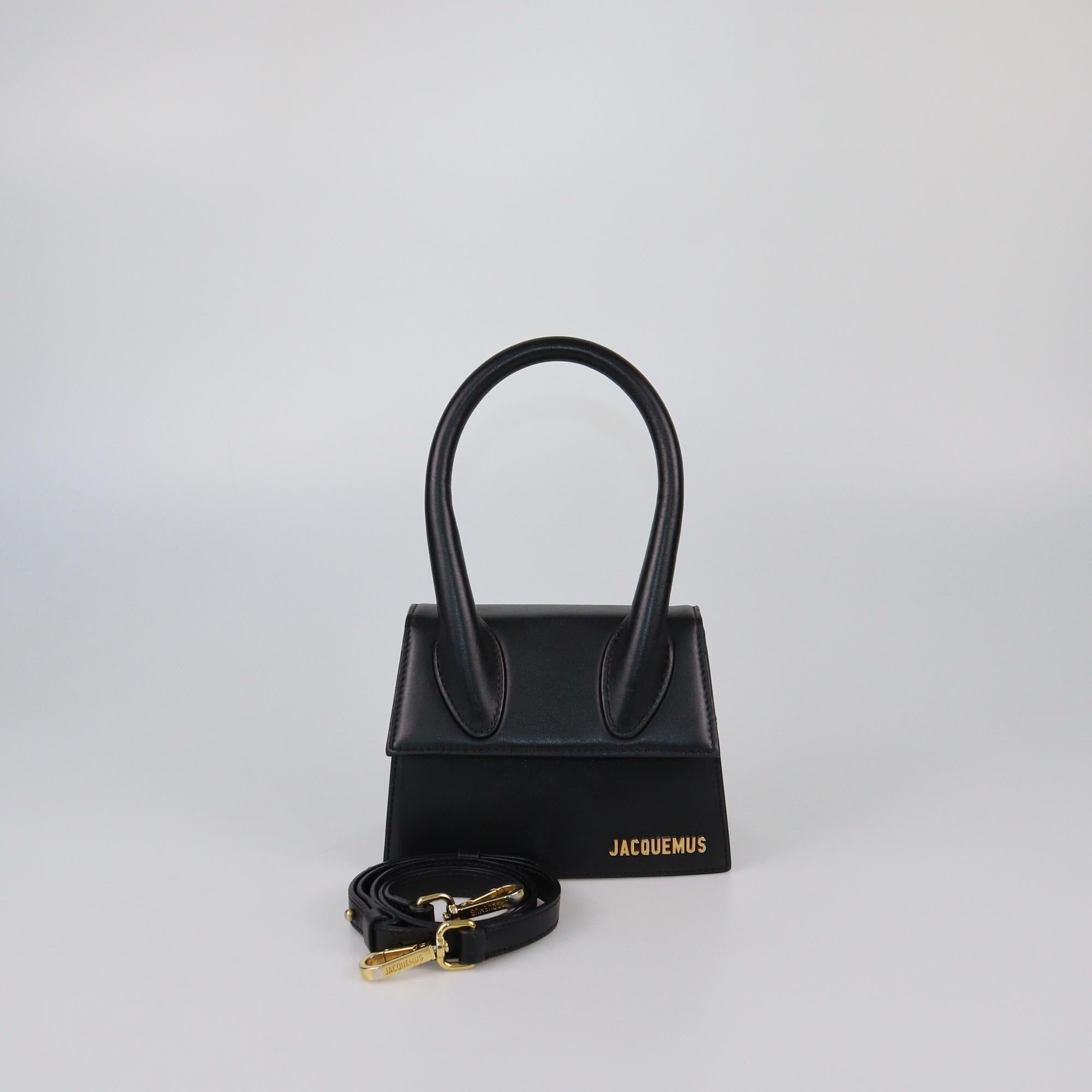 Jacquemus Black Le Chiquito Moyen Top Handle Bag Womens Jacquemus 