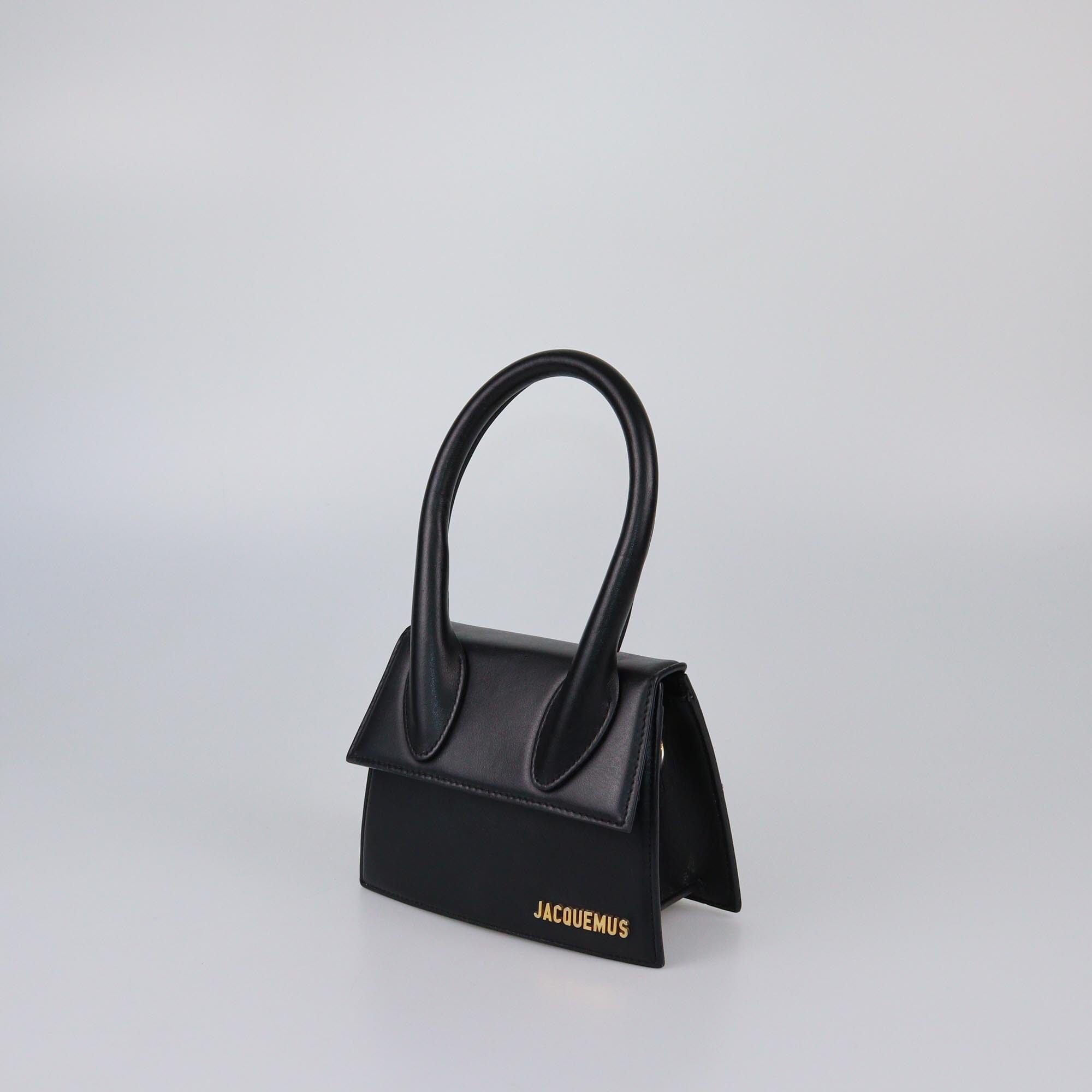 Jacquemus Black Le Chiquito Moyen Top Handle Bag Womens Jacquemus 