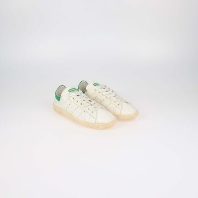 Balenciaga x Adidas Off White Leather Stan Smith Worn Out Sneakers