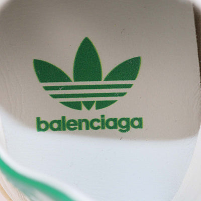 Balenciaga x Adidas Off White Leather Stan Smith Worn Out Sneakers