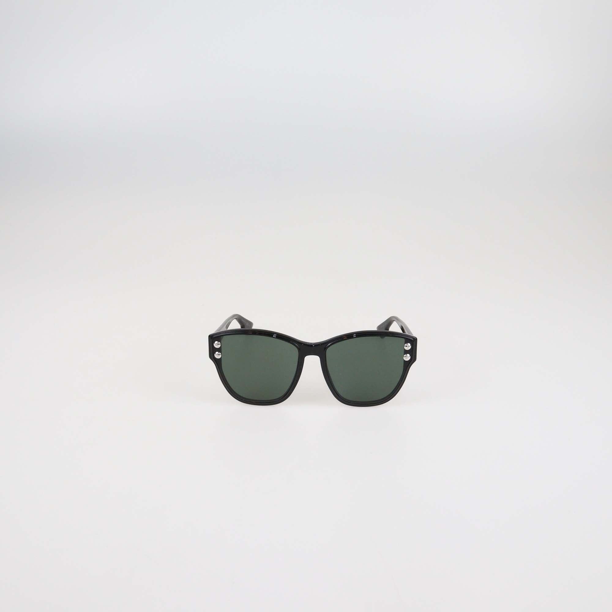 Christian Dior Black/Green DiorAddict3 Sunglasses Womens Christian Dior 