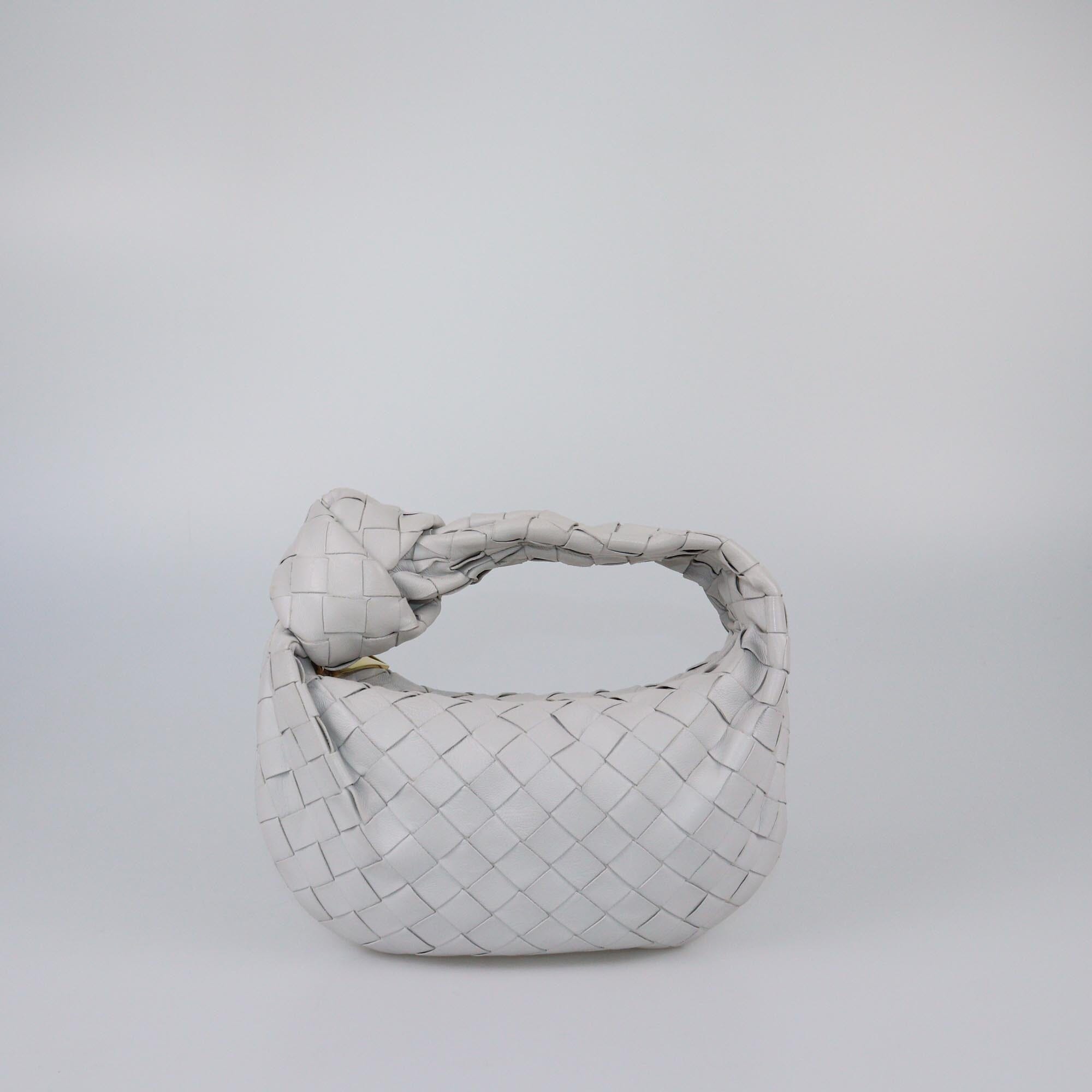 Bottega Grey Intrecciato BV Mini Jody Bag Womens Bottega Veneta 