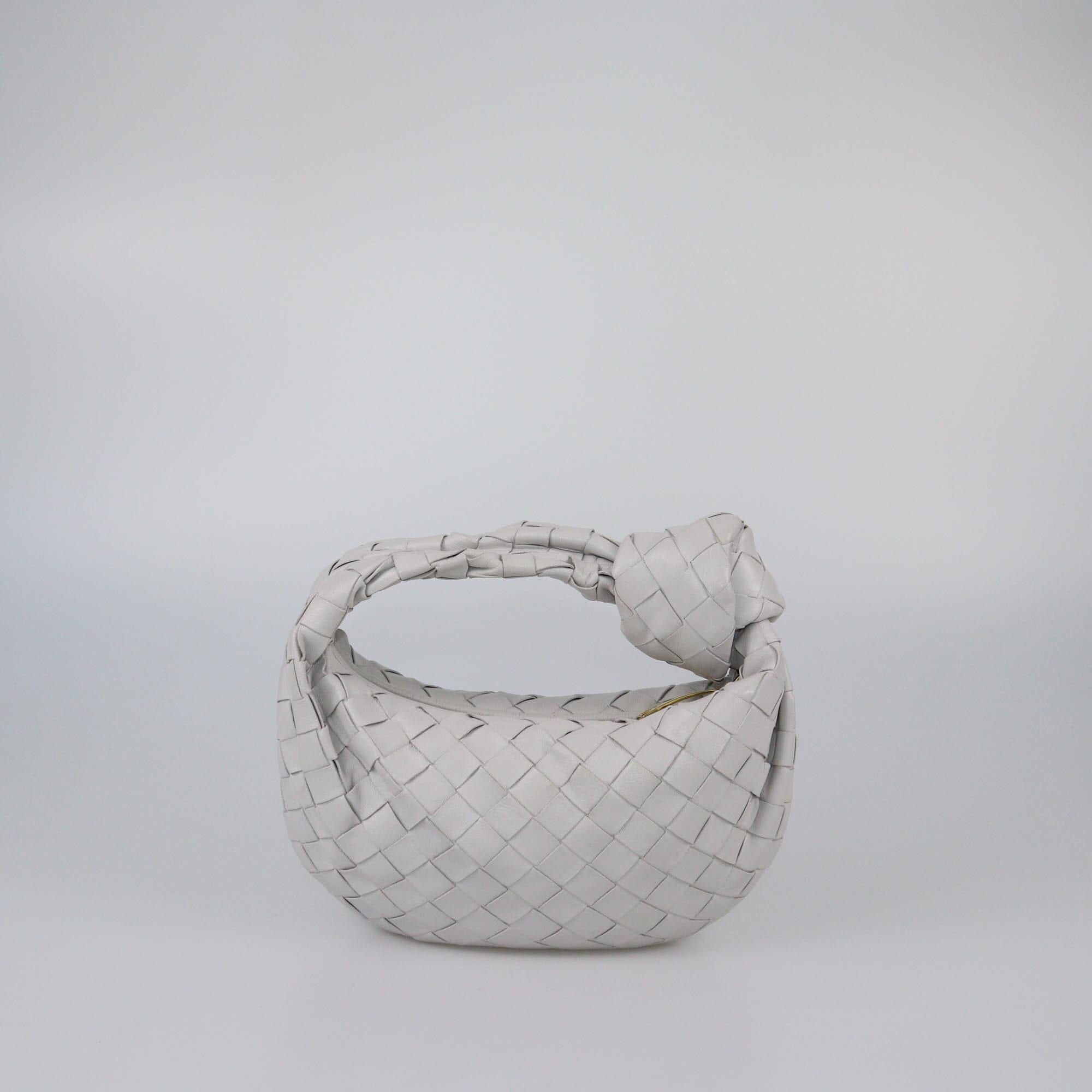 Bottega Grey Intrecciato BV Mini Jody Bag Womens Bottega Veneta 