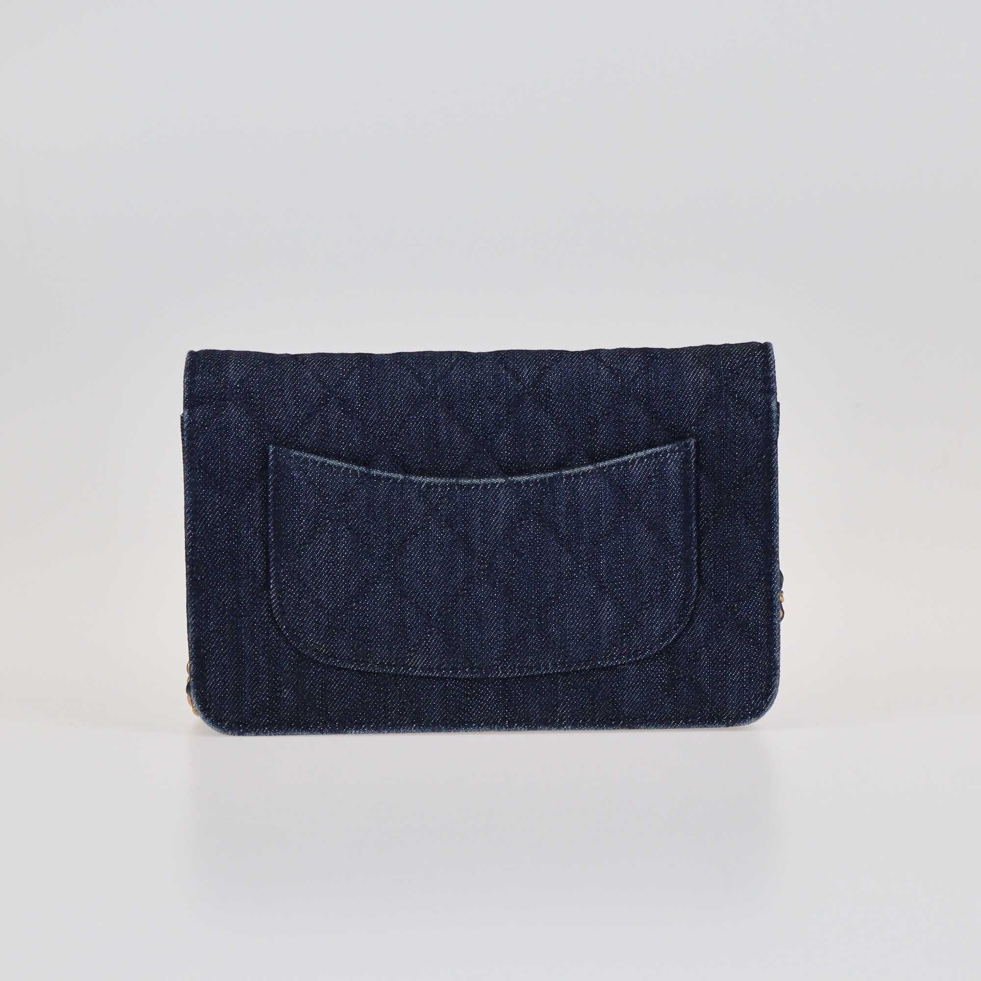 Chanel Dark Blue Quilted Reissue WOC Bag Bags Chanel 