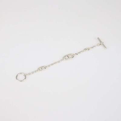 Hermes Sterling Silver Chaine D'Ancre Farandole Link Bracelet