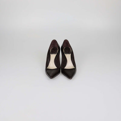 Christian Dior Burgundy Patent Leather Dioressence Pumps
