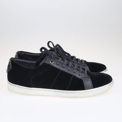 Black Signature Court Lips Low Top Sneakers Shoes Saint Laurent 