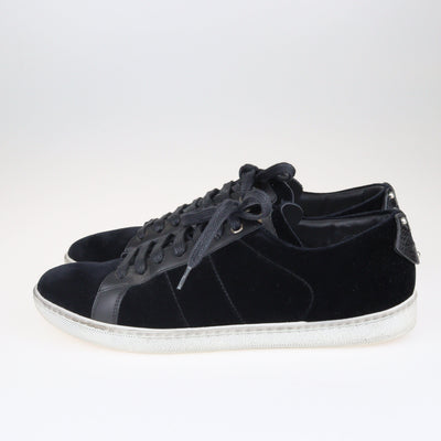 Black Signature Court Lips Low Top Sneakers Shoes Saint Laurent 