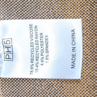 PH5 Tricolor Blend Viscose Aster Wavy Asymmetrical Dress