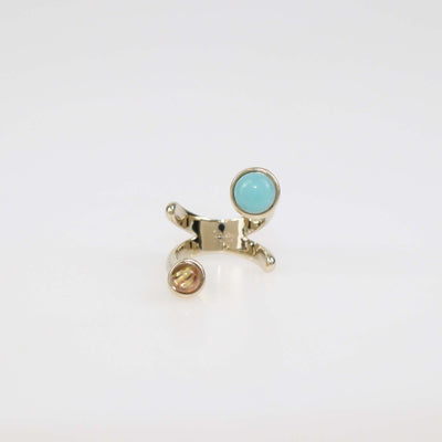 Chloe Gold Tone Metal Zodiac Aries Ring