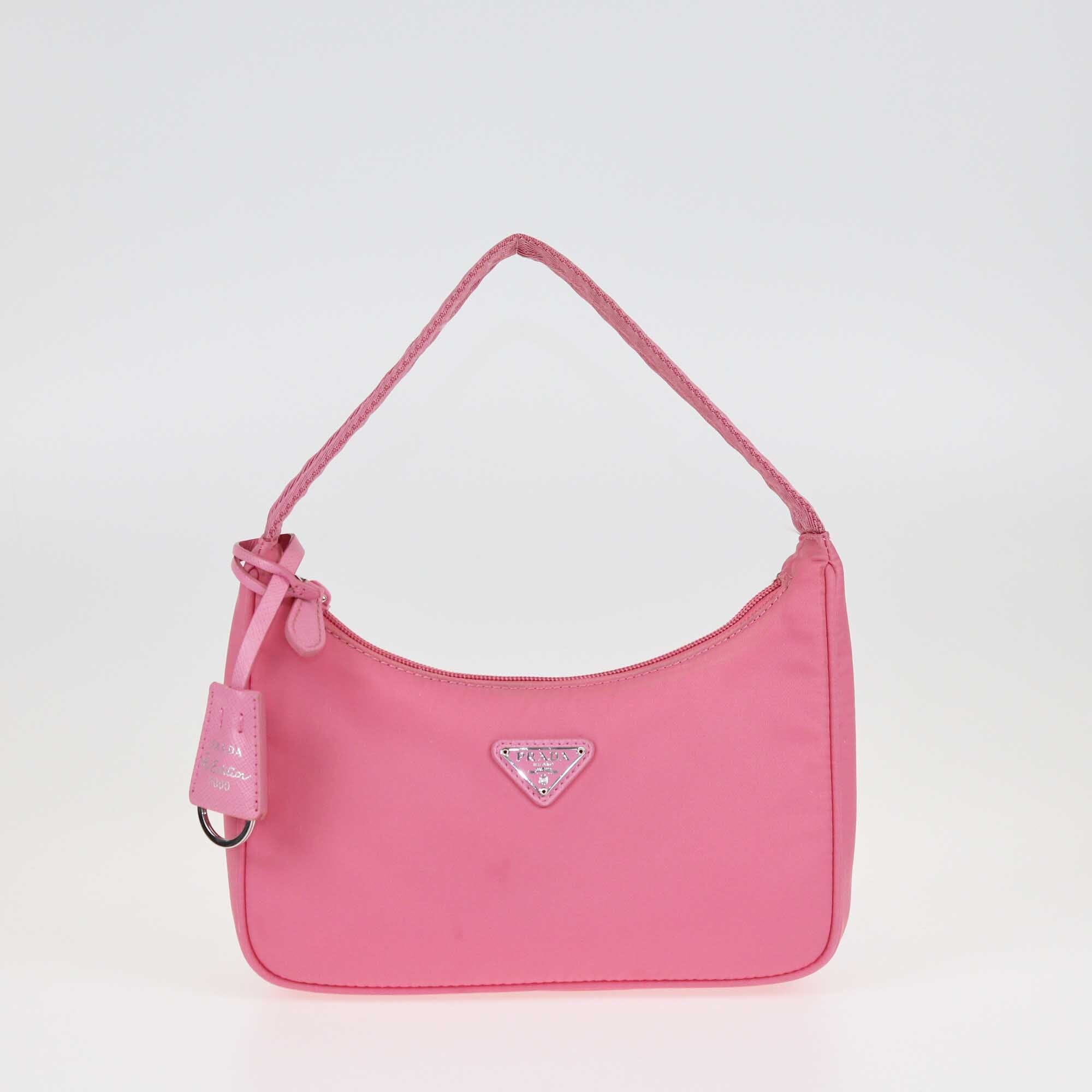 Prada Pink Mini Re Edition 2000 Shoulder Bag