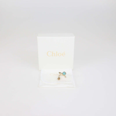Chloe Gold Tone Metal Zodiac Aries Ring