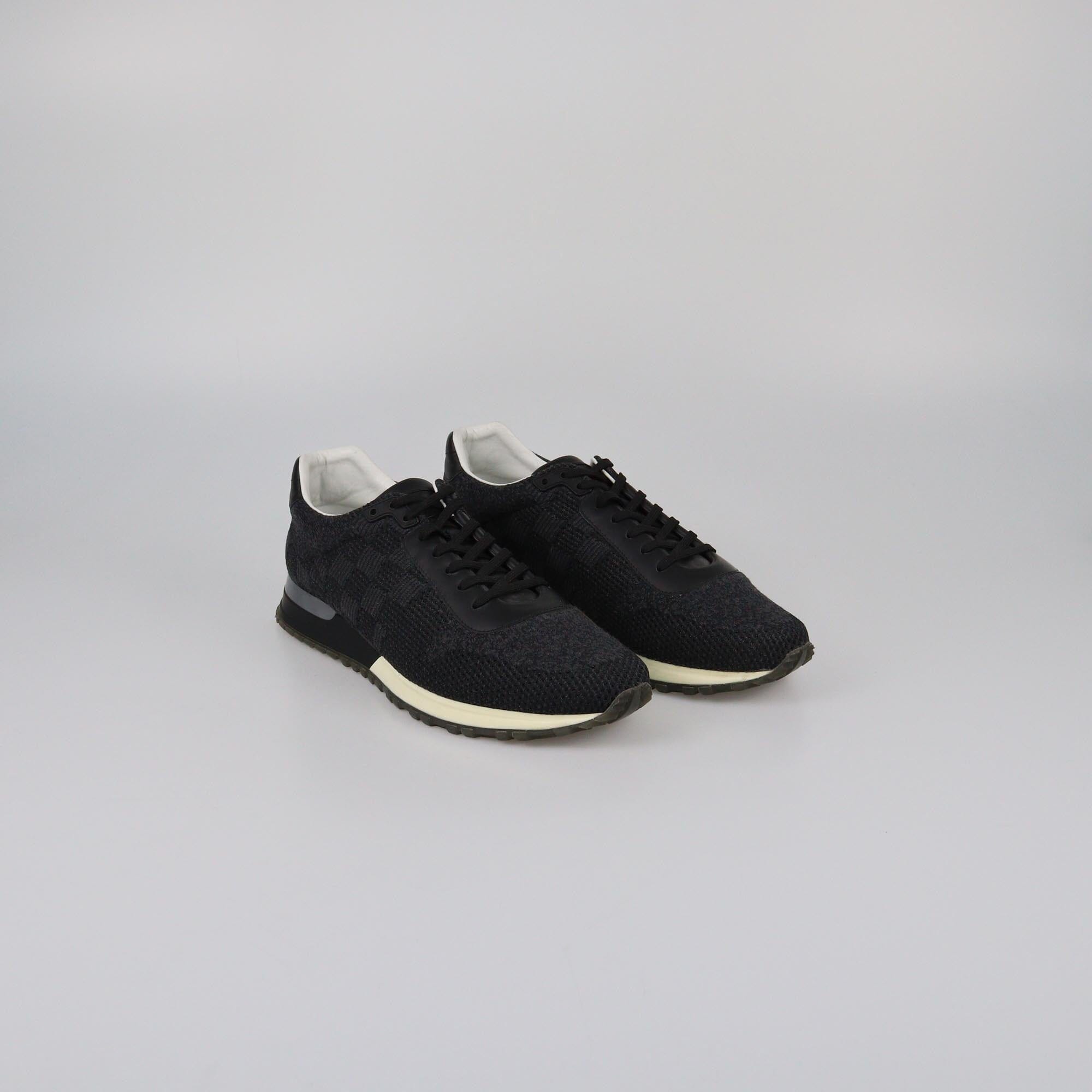 Louis Vuitton Black Damier Runway Low Top Sneaker Mens Louis Vuitton 