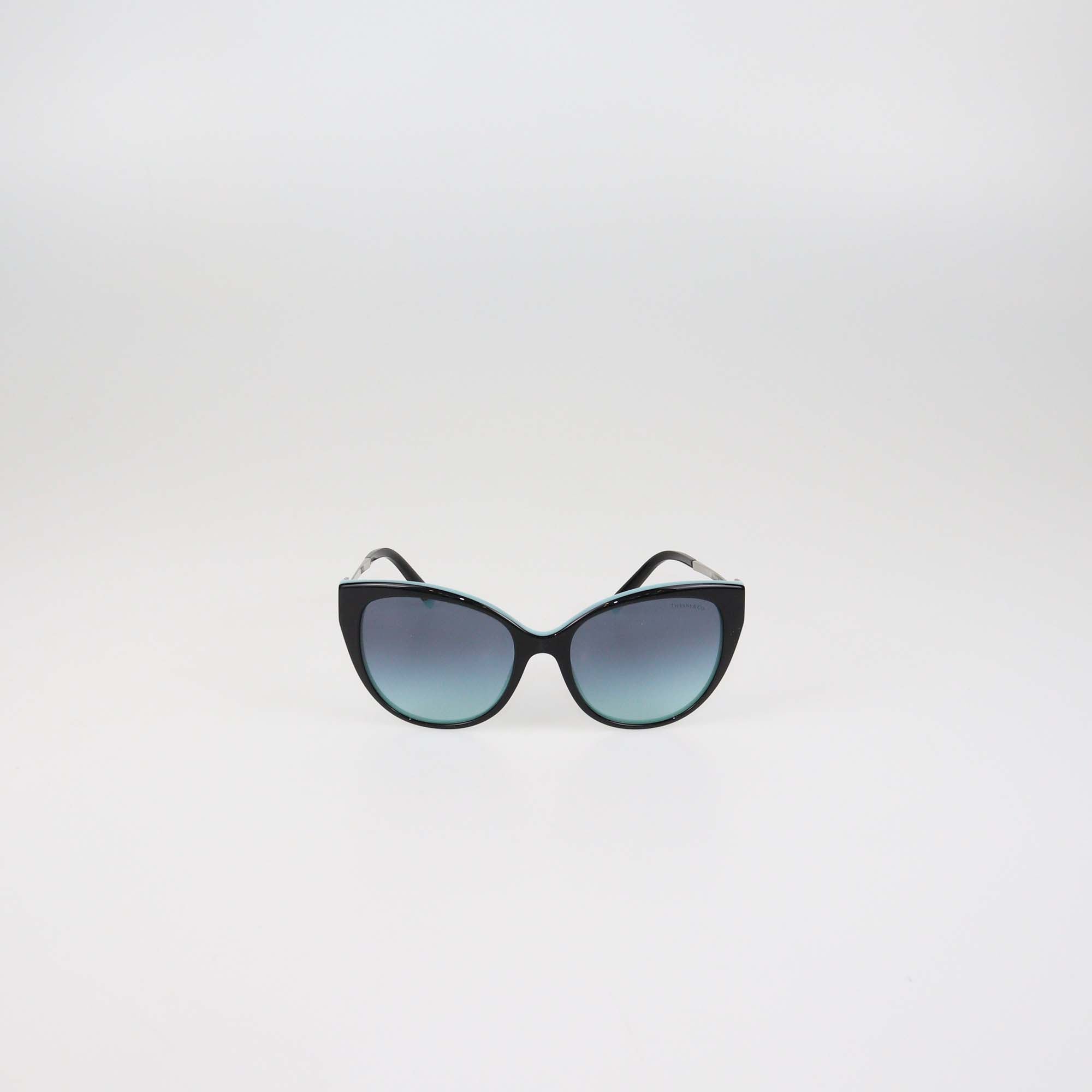 Tiffany & Co Black/Blue Gradient Butterfly Sunglasses