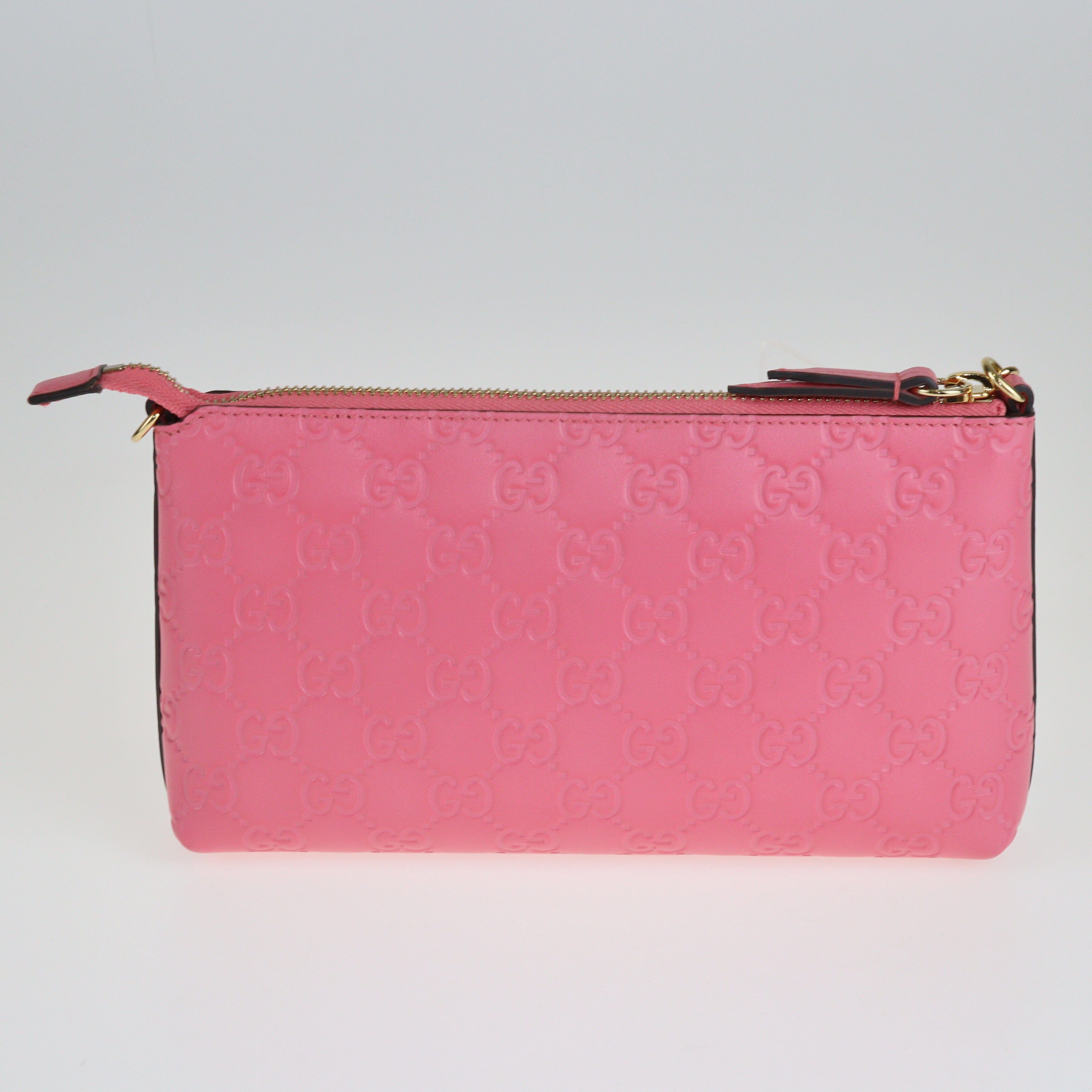 Pink Guccissima Chain Pochette Bag Bags Gucci 