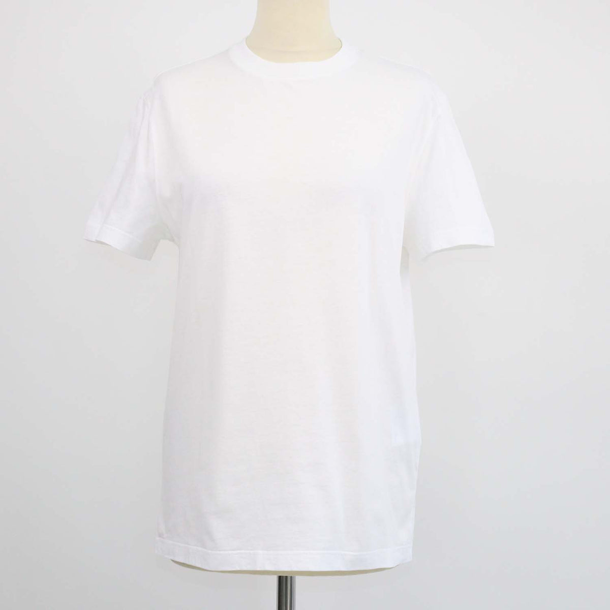Prada White Cotton Jersey Crew Neck T-Shirt
