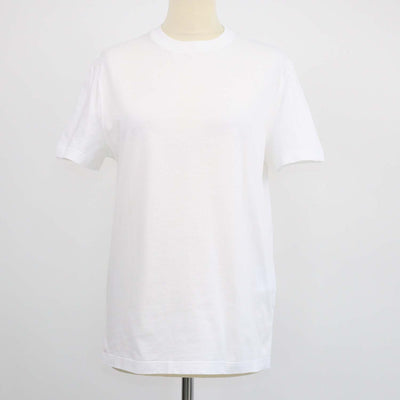 Prada White Cotton Jersey Crew Neck T-Shirt