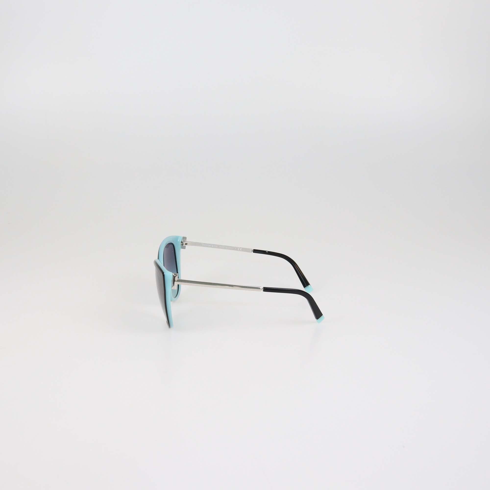 Tiffany & Co Black/Blue Gradient Butterfly Sunglasses