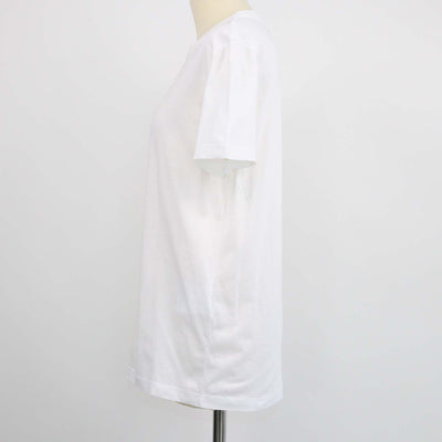 Prada White Cotton Jersey Crew Neck T-Shirt
