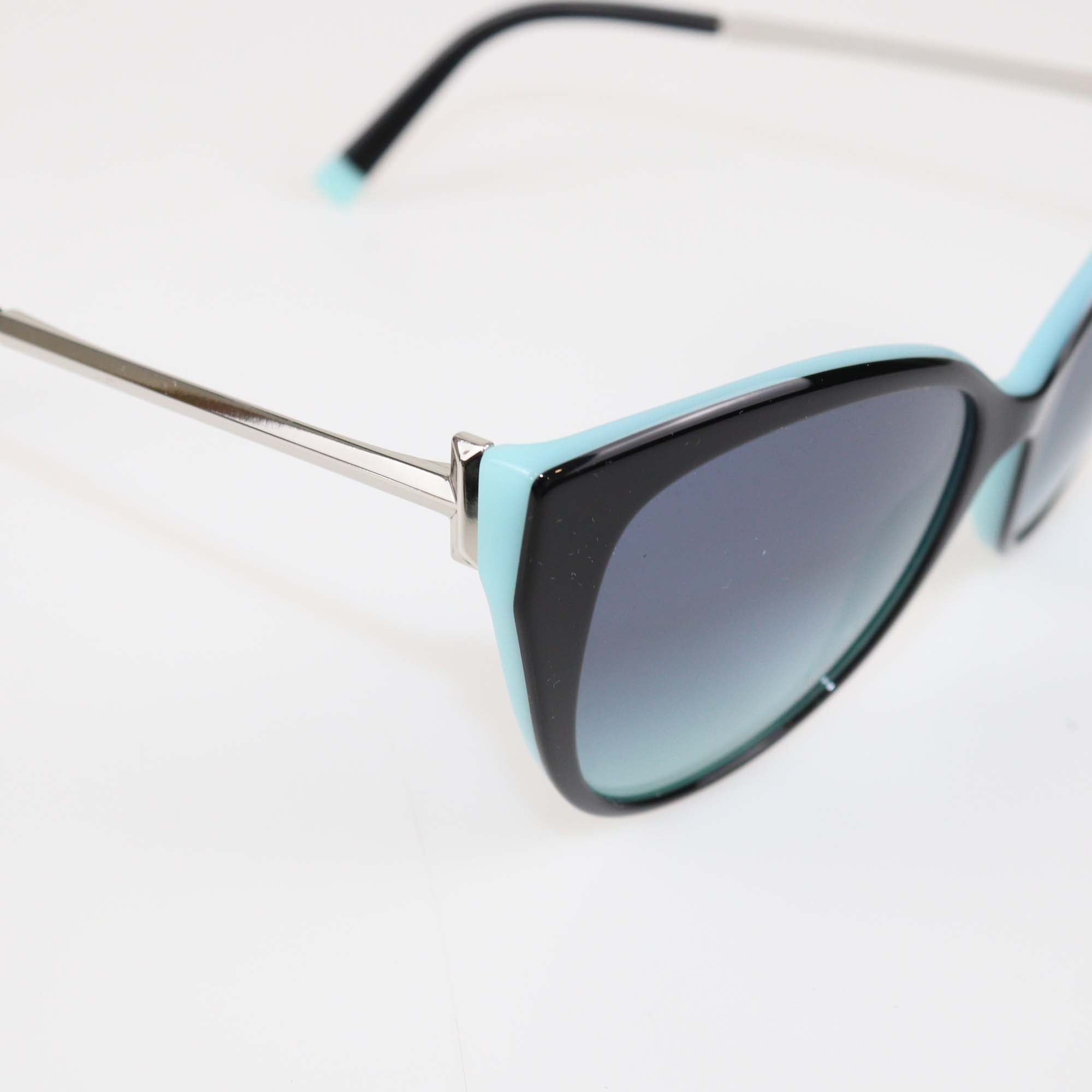 Tiffany & Co Black/Blue Gradient Butterfly Sunglasses