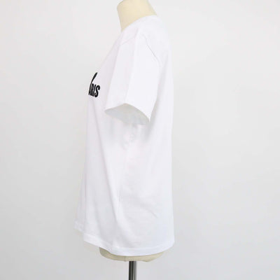 Ami Alexandre Mattiussi White Cotton Heart Paris Embroidered Crew Neck T-Shirt
