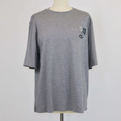 Hermes Gris Cotton H Puzzle T-Shirt