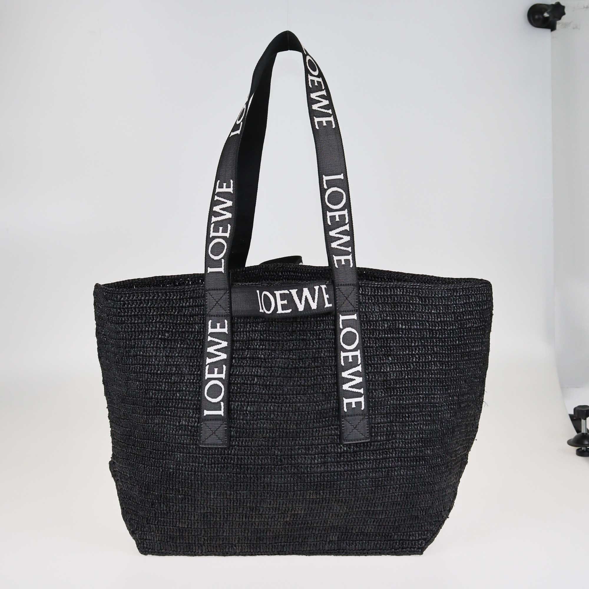 Loewe x Paulas Ibiza Raffia Fold Shopper Tote Bags Loewe x Paulas Ibiza 