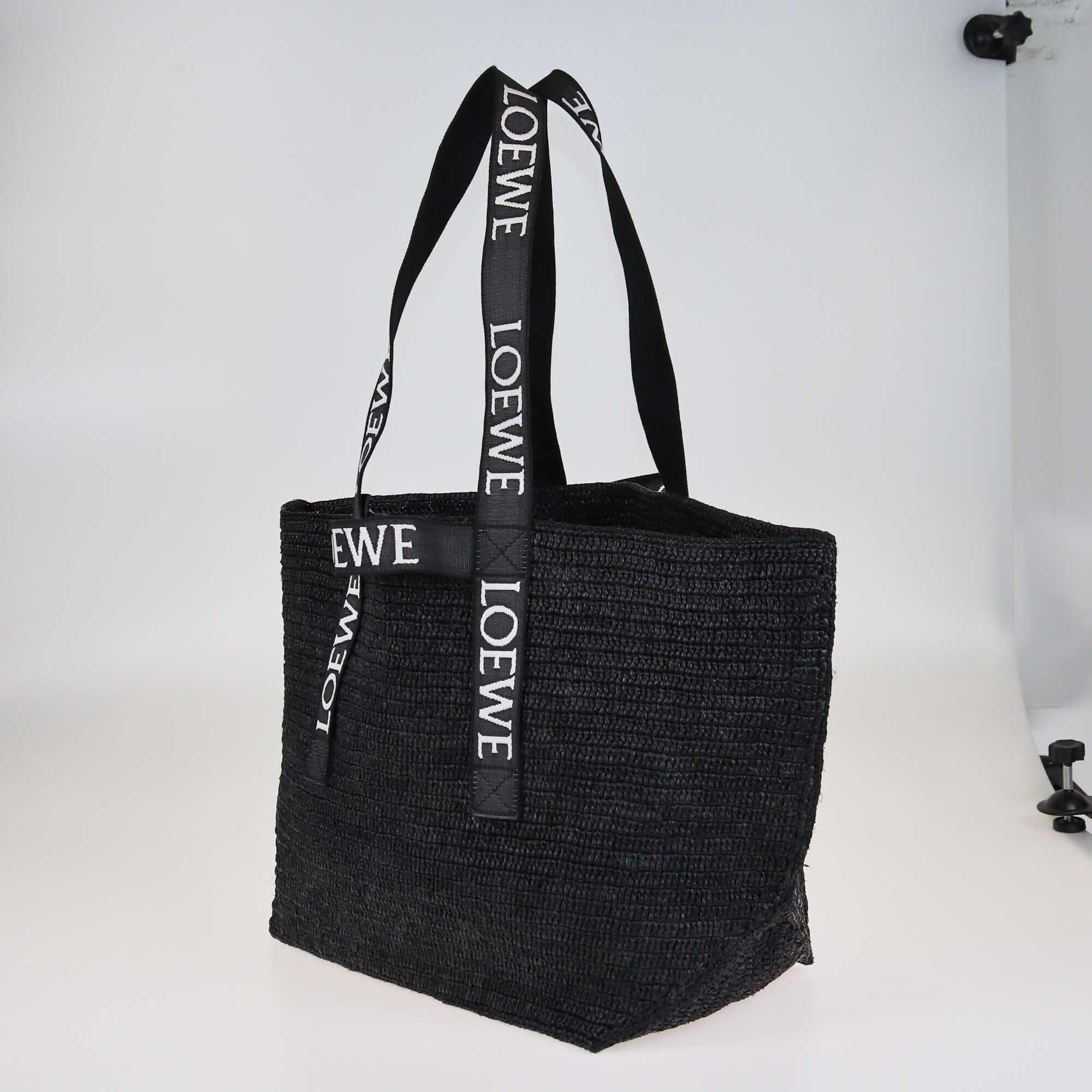 Loewe x Paulas Ibiza Raffia Fold Shopper Tote Bags Loewe x Paulas Ibiza 