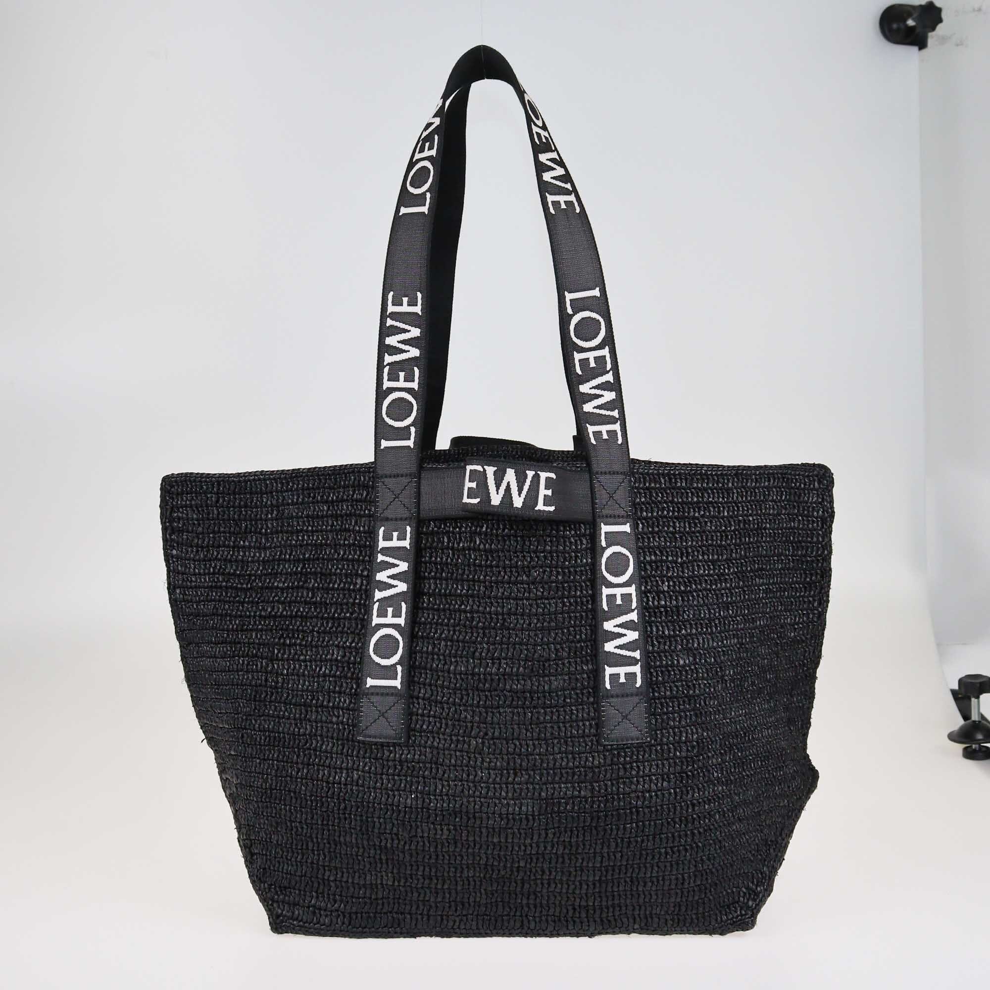 Loewe x Paulas Ibiza Raffia Fold Shopper Tote Bags Loewe x Paulas Ibiza 