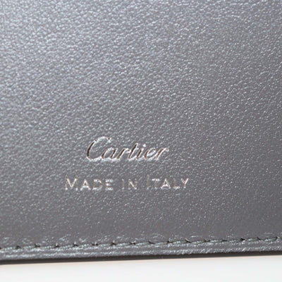 Cartier Two Tone Grey Leather Must de Cartier Bifold Wallet