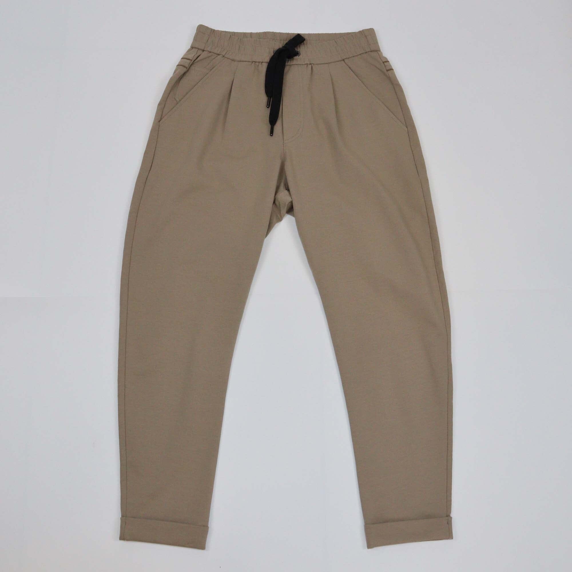 Brunello Cucinelli Beige Slim Pocket Drawstring Pants Womens Brunello Cucinelli 