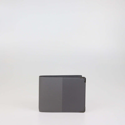 Cartier Two Tone Grey Leather Must de Cartier Bifold Wallet