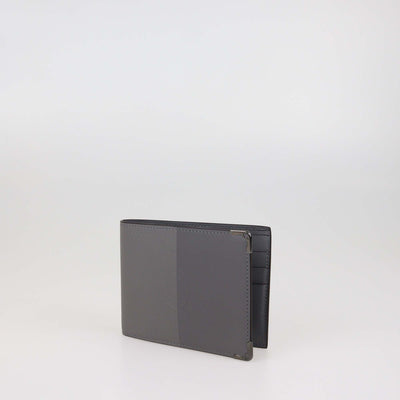 Cartier Two Tone Grey Leather Must de Cartier Bifold Wallet