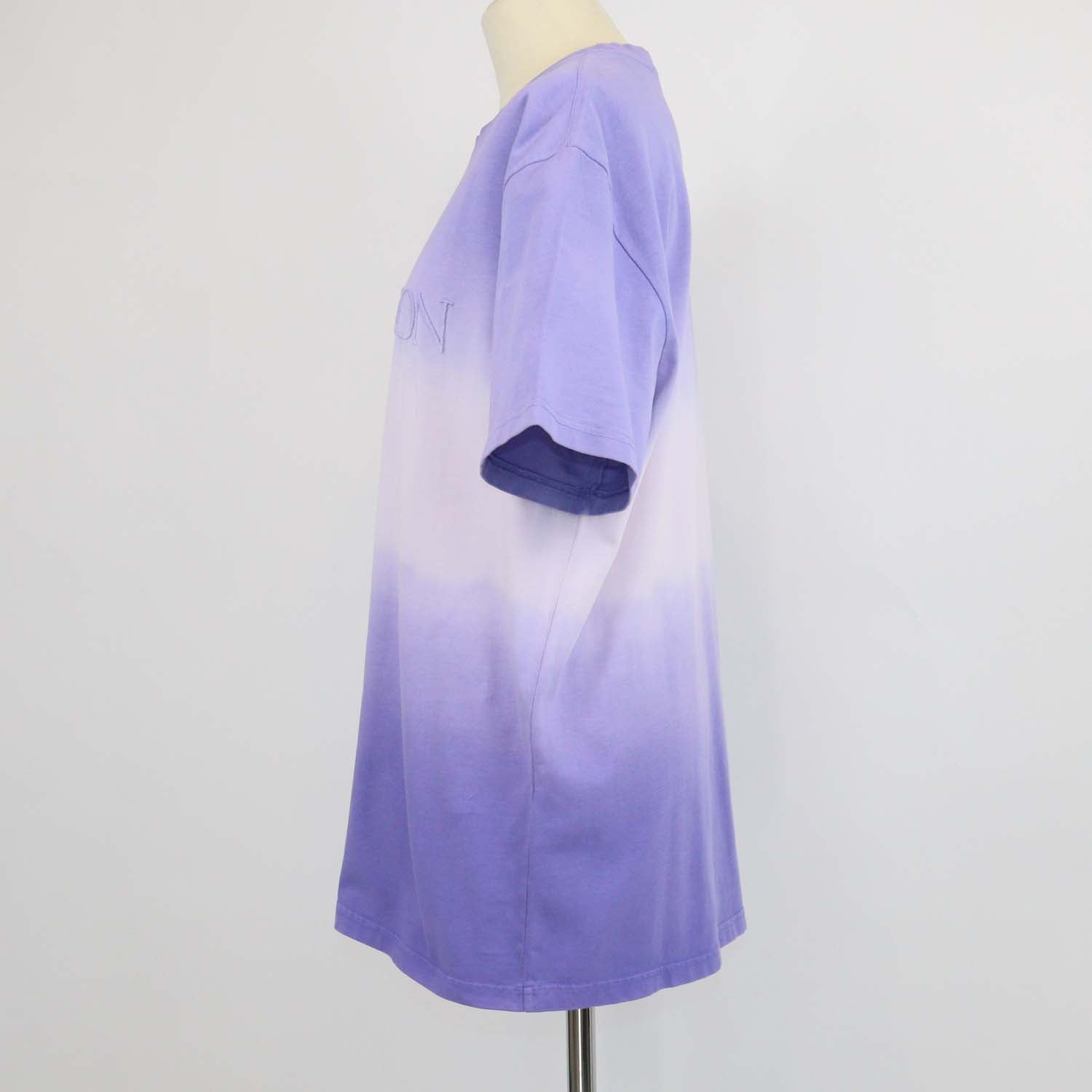 J.W. Anderson Purple Cotton Logo Embroidery Gradient T-shirt
