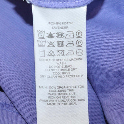 J.W. Anderson Purple Cotton Logo Embroidery Gradient T-shirt