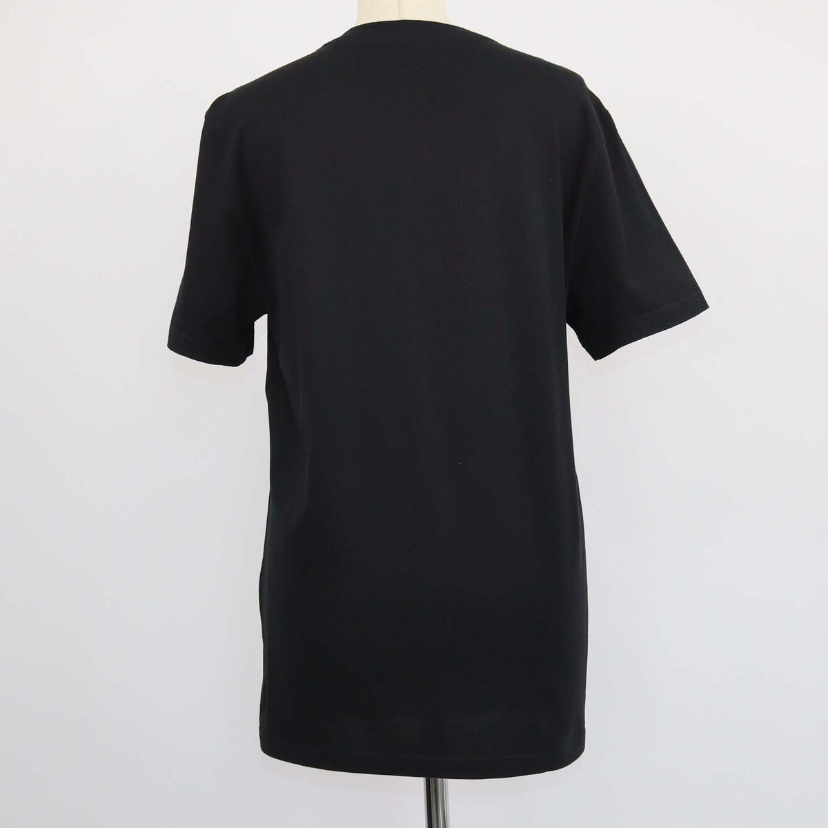 Givenchy Black Cotton Logo Printed Crew Neck T-Shirt