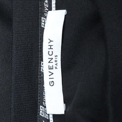 Givenchy Black Cotton Logo Printed Crew Neck T-Shirt