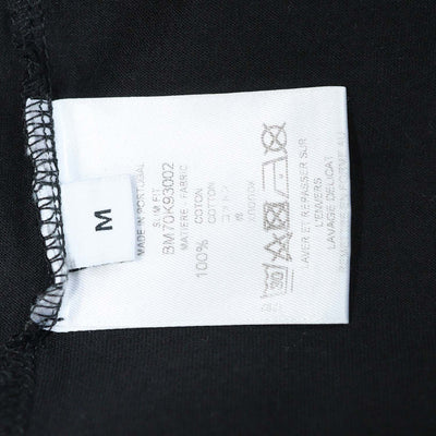 Givenchy Black Cotton Logo Printed Crew Neck T-Shirt