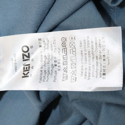 Kenzo Dark Grey Cotton Boke Flower Crewneck T-Shirt