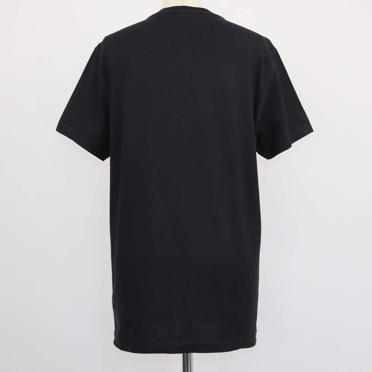 Burberry Black Cotton TB Embroidered Crew Neck T-Shirt