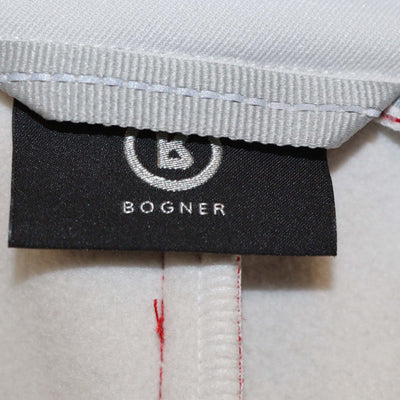 Bogner Red/White Nylon Padded Talisha High Neck Long Sleeve Ski Suit