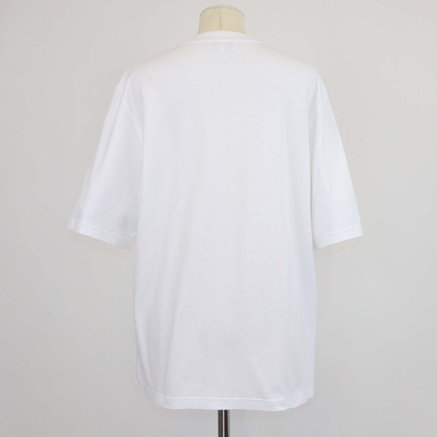 Hermes White Cotton Fragments Equestres T-Shirt