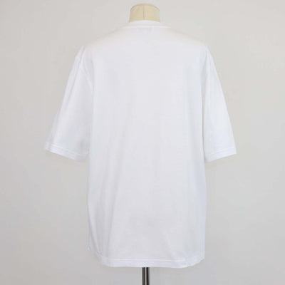 Hermes White Cotton Fragments Equestres T-Shirt