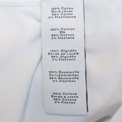 Hermes White Cotton Fragments Equestres T-Shirt